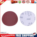 30pcs/set 4 Inch 100mm 80 Meshes Sand Sheets Round Self-adhesive Sand Paper