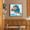 Cat Full Round Drill Home Decoration Ornament for Living Room Cartoon