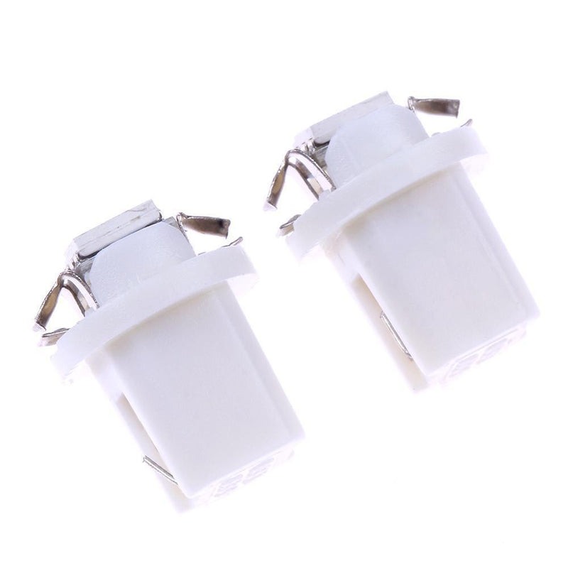 VODOOL 10pcs T5 B8.5D 5050 SMD LED Car Dashboard Heating Indicator Wedge