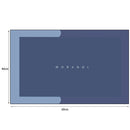 Nordic Entrance Door Mat Absorbent Floor Bathroom Carpet (Rectangle Blue) Newly