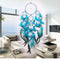 Blue Dream Catcher Net with Feathers Wall Hanging Decoration Ornament Home Car De