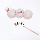 Practical Retro Nail Art Palette Nail Tips Plate Showing Stand Practice Tool