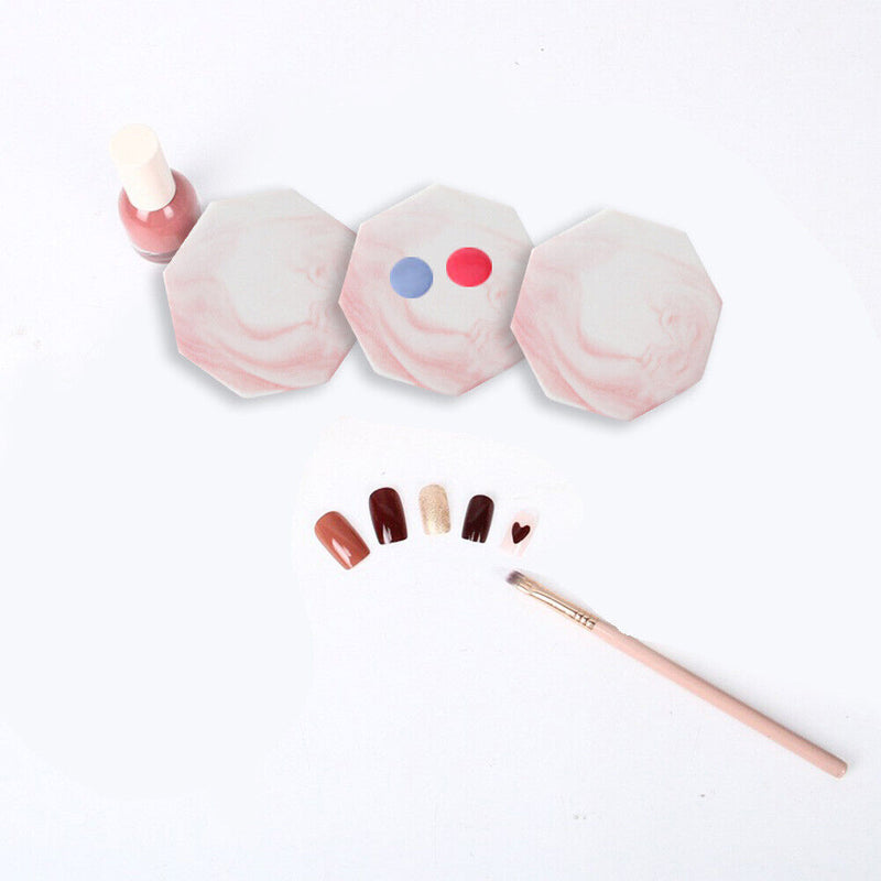 Practical Retro Nail Art Palette Nail Tips Plate Showing Stand Practice Tool