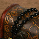 Black Obsidian Stone Cross Necklace Jewelry For Men Pendants