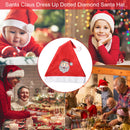 DIY 5D Christmas Hat Diamond Painting Kit Animal Rhinestone Drawing (A) Newly
