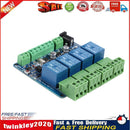 Modbus RTU 4 Way Relay Module 4 Switch Volume Road Input 485 Communication Newly