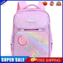 #A Rainbow Gradient Kid Backpack Kindergarten Children Boy Girl Oxford Cloth Cas