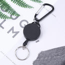 Safety Anti-lost Rope Burglar Retractable Keyring Keychains for Camping