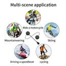 T6 Wireless Music Bluetooth-compatible Motorcycle Helmet Headsets Supports