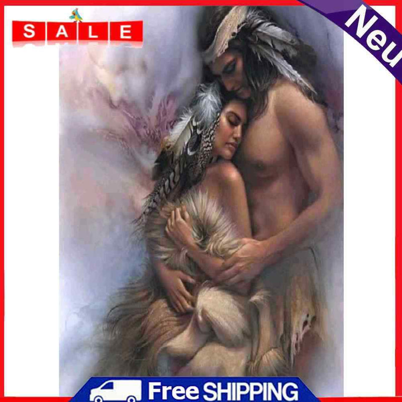 5D DIY Diamond Painting Full Drill Cross Stitch Couple Mosaic Picture Handicraft