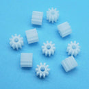 For DIY car Robot Motor Plastic Gear 10 teeth Gear 0.5 Modulus Motor Gear