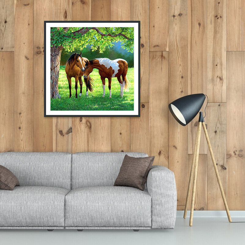 5D DIY Full Drill Diamond Painting Horse Cross Stitch Mosaic Craft Wall Arts Kit