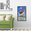 5D DIY Diamond Painting Santa Elk Sled Full Drill Rhinestone Mosaic Art Picture