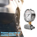 Stainless Steel Pressure Washer Pressure Gauge 6000PSI/40MPa 3/8in Fitting Newly