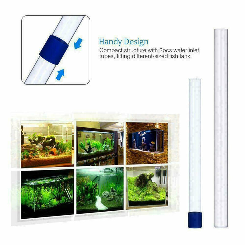 1SET Fish Tank Air-pressing Vacuum Pump Aquarium Water n Cleaner S3Z4 D0S0