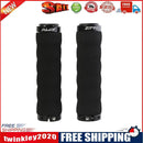 ZTTO 2pcs Bicycle Handlebar Grip MTB Non-slip Lockable Sponge Cover (Black)
