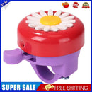 Kids Bicycle Bell Handlebars Road MTB Bike Daisy Ring Alarm (Red+Purple)