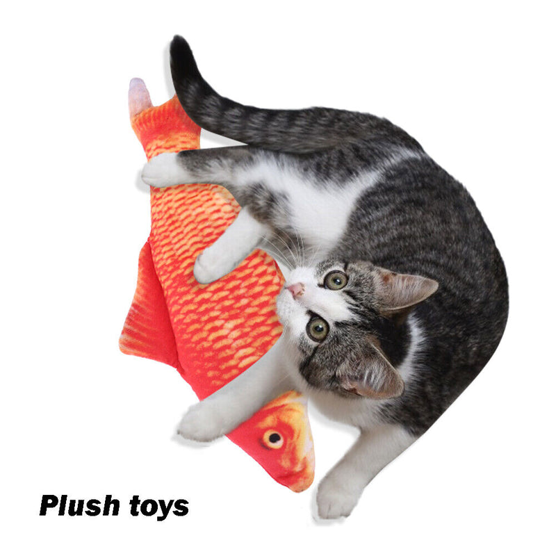 Pet USB Electric Simulation Fish Shaped Funny Cat Interactive Pl