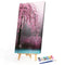 Peach Blossom Oil Paint By Numbers Kit DIY Acrylic Painting on Canvas Frame