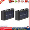 2x Solar Wall Lamp Outdoor Balcony Fence Path Garden Decor (Warm 6LED) Newly