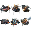 Portable Stainless Steel BBQ Grill Non-Stick Folding Barbecue Picnic Net Rack