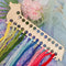 Wooden Carved Cross Stitch Thread Board Embroidery Thread Organizer (Dog)