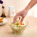 100pcs/bag Disposable Gloves One-off Plastic Gloves BBQ Transparent Gloves