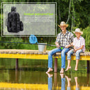 Waterproof Bag Outdoor Shoulder Fishing Tackle Backpack (Grey Camouflage)