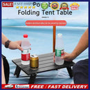 Lightweight Foldable Plate Table Outdoor Folding Table for Camping Tent Picnic