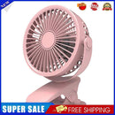 #A Portable Clip-On Fan USB Mini 360 Degree Rotation Household Air Cooling Fan