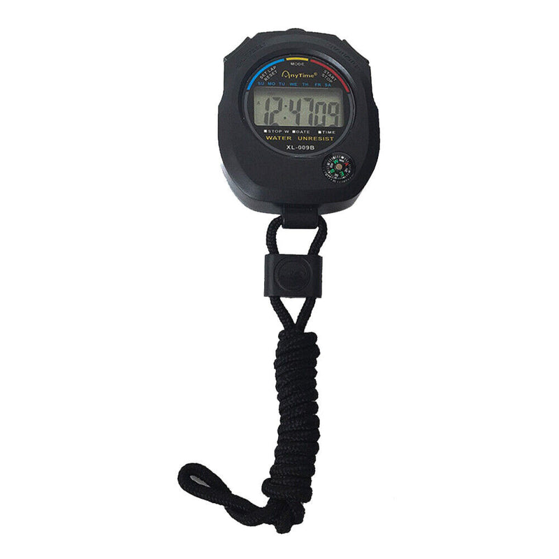 Electronic Digital Alarm Counter Stopwatch Portable Sports Running Chronograph