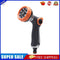 8 Patterns Garden Water Gun Nozzle Car Wash Pressure Watering Sprayer (EU)