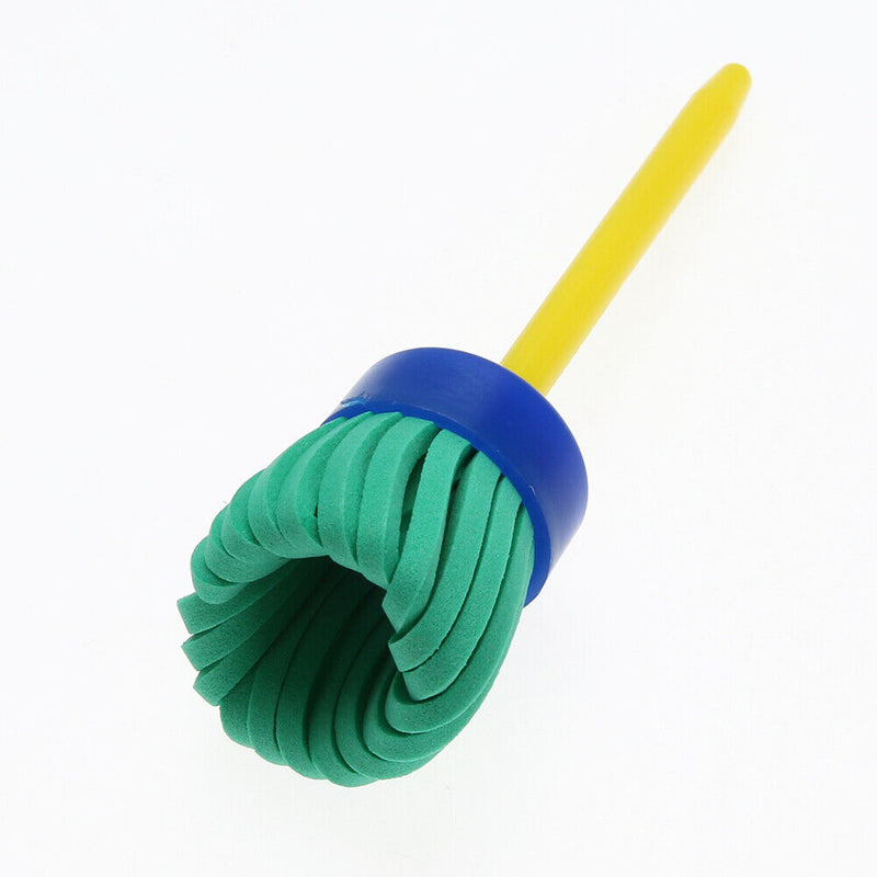 4pcs Rotate Sponge Brush DIY Color Draw Brush Painting Supplies for Ki