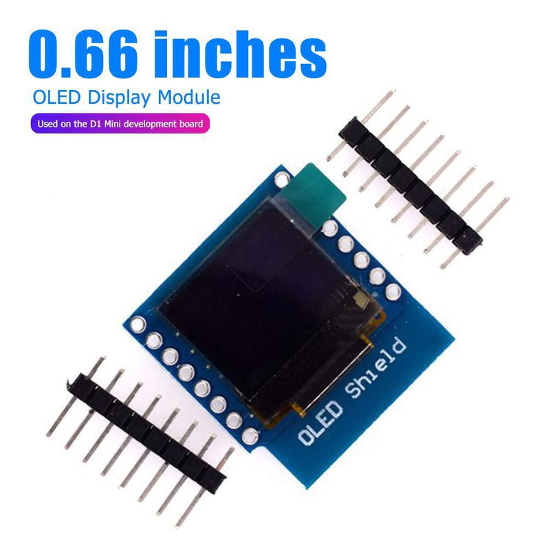 0.66 inch 64x48 IIC/I2C OLED Display Module for WEMOS D1 MINI LCD Screen
