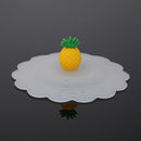 Silicone Heat-resistant Dust-proof Cup Lid Universal Bowl Cover (Pineapple)