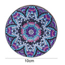 5D DIY Diamond Painting Mandala Wooden Round Coaster Cup Cushion (AA1058-8)