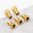 Accessories 5PCS Pump Connector Adapter Bike Valve Converter Presta to Schrader