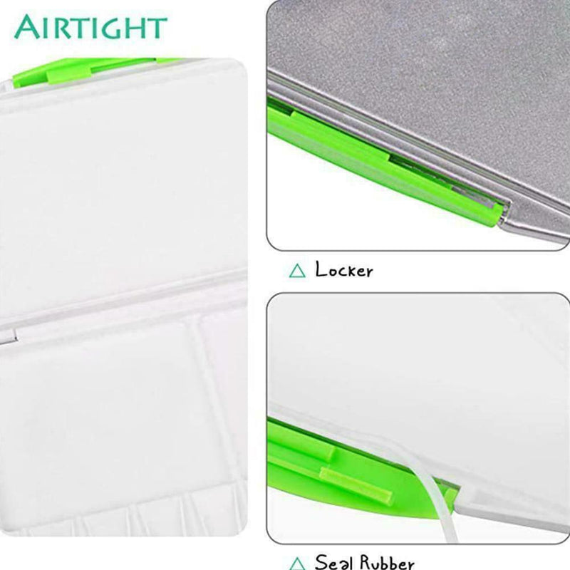 Watercolor Palette Airtight Leak-proof Art Supply For Acrylic Painting Tool S2S8