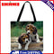 SoeHong Women's Two Dog Printed Shopping Bag, Large Capacity, 40x40