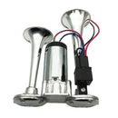 Dual Trumpet Electric Horn Kit for Cars Trucks Trains Lorrys Boat Dual Trumpet
