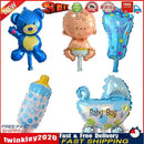 5pcs Mini Balloon Set Baby Boy Girl Foil Balloon Birthday Party Decor(Boy) Newly