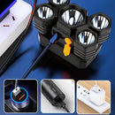 5 LED Headlamp Work Light Waterproof Headlights for Riding Running Camping Newly