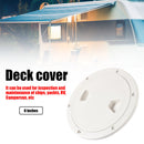 Round Deck Inspection Access Hatch Cover Boat Screw Out Deck Plate (6 inch)