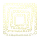 4pcs Metal Cutting Dies Stencils for DIY Scrapbook Photo (Square Butterfly)