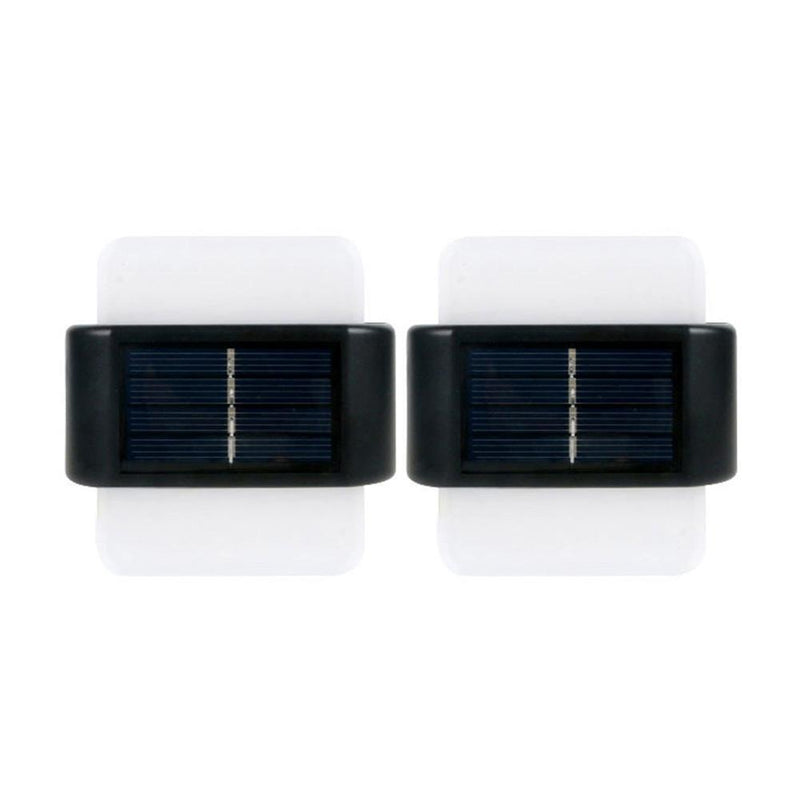 2 Packs Solar Light Garden Decor Solar Lamp Outdoor for Home (Round White L