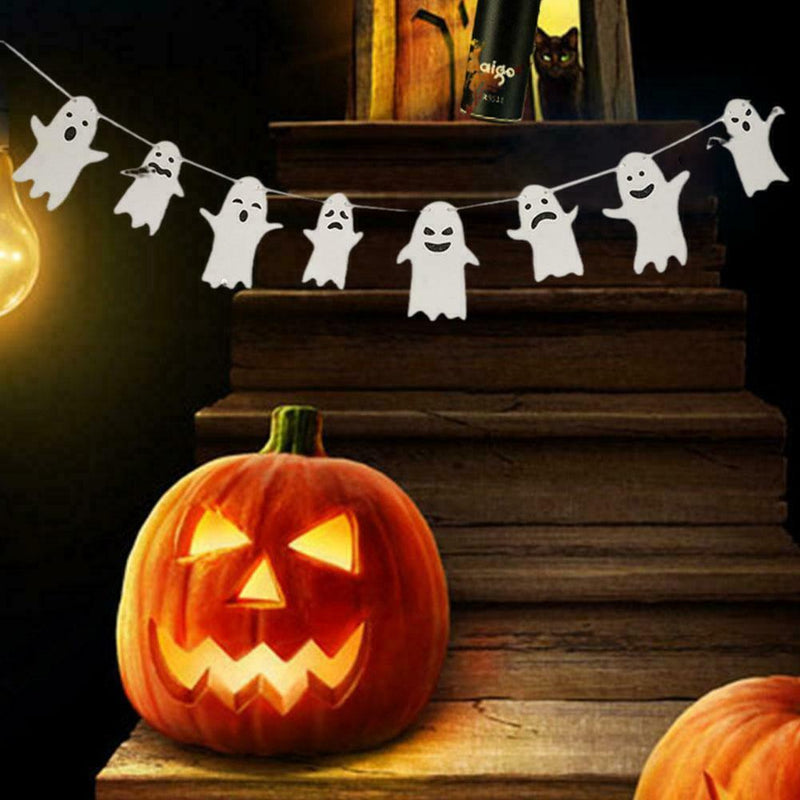 Cute Spooky Garland Home Decoration For Halloween Party T4Y5