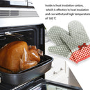 Oven Bow Printed Baking Gloves Silicone High Temperature Home Cooking Glove