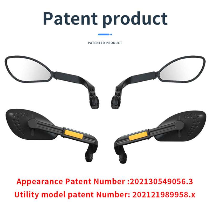 Bike Mirror - MTB Road Bicycle Safe Rear View Mirrors for Handlebar (Left) Newly