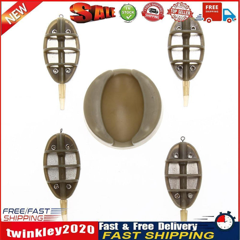 Method Feeder (15g,20g,25g,35g) Sinker Quick Release Mould set for Fishing Newly