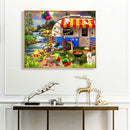 Street View Full Round Drill Diamond Painting Drawing Kit for Home Wall Decors